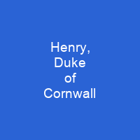 Henry, Duke of Cornwall