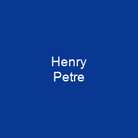 Henry Petre
