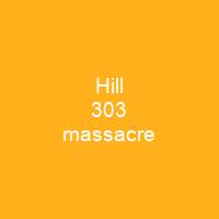 Hill 303 massacre