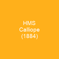 HMS Calliope (1884)