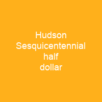 Hudson Sesquicentennial half dollar