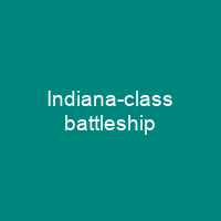 Indiana-class battleship
