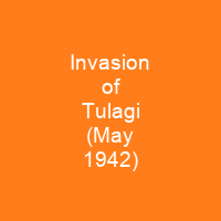 Invasion of Tulagi (May 1942)