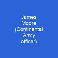 James Moore (Continental Army officer)