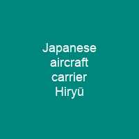 Japanese aircraft carrier Hiryū
