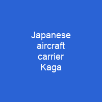 Japanese aircraft carrier Kaga