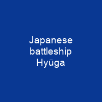 Japanese battleship Hyūga
