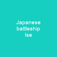 Japanese battleship Ise