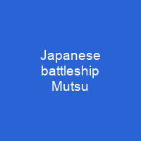Japanese battleship Mutsu