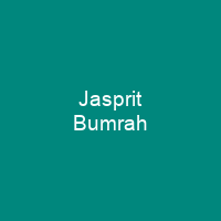 Jasprit Bumrah