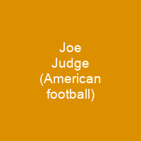 Joe Judge (American football)