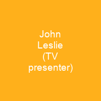 John Leslie (TV presenter)