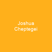Joshua Cheptegei