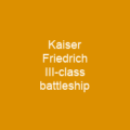 Kaiser Friedrich III-class battleship