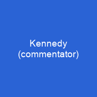 Kennedy (commentator)
