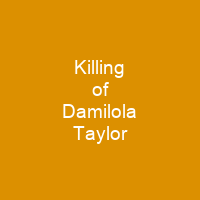 Killing of Damilola Taylor