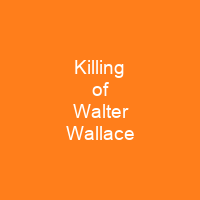 Killing of Walter Wallace