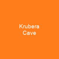 Krubera Cave