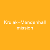 Krulak–Mendenhall mission