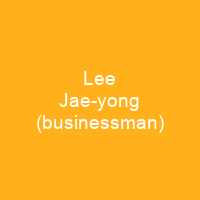 Lee Jae-yong (businessman)