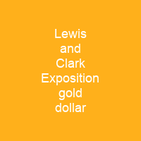 Lewis and Clark Exposition gold dollar