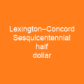 Lexington–Concord Sesquicentennial half dollar