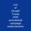 List of Donald Trump 2020 presidential campaign endorsements