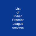 List of Indian Premier League umpires