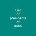 List of presidents of India