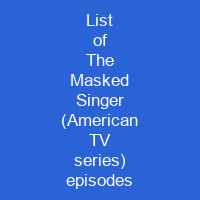 List of The Masked Singer (American TV series) episodes