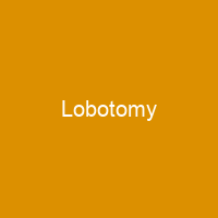 Lobotomy