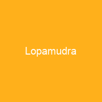 Lopamudra