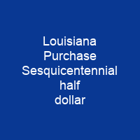Louisiana Purchase Sesquicentennial half dollar