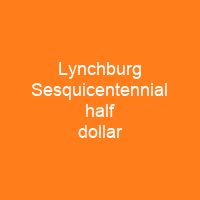 Lynchburg Sesquicentennial half dollar