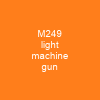 M249 light machine gun