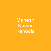 Mahesh Kumar Kanodia