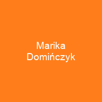 Marika Domińczyk