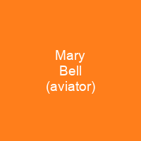 Mary Bell (aviator)