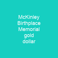 McKinley Birthplace Memorial gold dollar