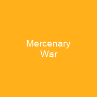 Mercenary War