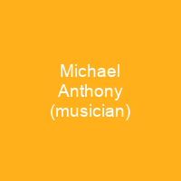 Michael Anthony (musician)