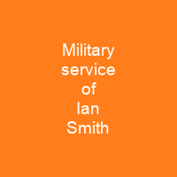 Military service of Ian Smith