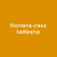Montana-class battleship