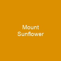 Mount Sunflower