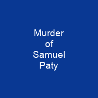 Murder of Samuel Paty