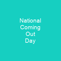 National Coming Out Day