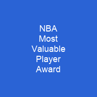 NBA Most Valuable Player Award