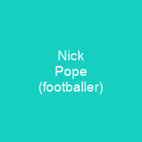 Nick Pope (footballer)