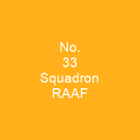 No. 33 Squadron RAAF