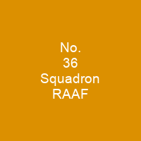 No. 36 Squadron RAAF